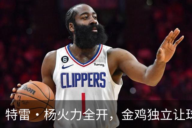 特雷·杨火力全开，金鸡独立让球场沸腾！